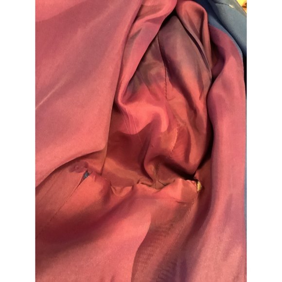 Escada Elements Grey Wool Leaf & Vine midi skirt - Size 4 - Picture 5 of 8